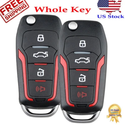 2 Llavero remoto para Ford Mustang Explorer Fusion 2006 2007 2008 2009 2010 2011 Foto 1 de 4