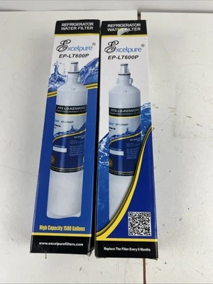 2 Excelpure EP-LT600P Refrigerator Replacement Water Filter - Image 1 of 4