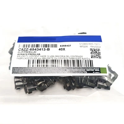 40pc Windshield Trim Molding Clips For Ford F150 F250 F350 0269550 C5ZZ6543413-B - Imagem 1 de 4