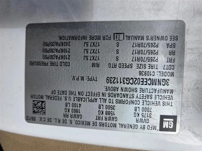 Used Rear Left Exterior Door Handle fits: 2012 Chevrolet Avalanche 1500 door Rea — 第 1/4 张图片