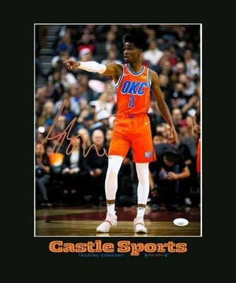 Shai Gilgeous Alexander SIGNED 11x14 Color Photo Orange AUTO JSA COA Thunder - Image 1 of 4