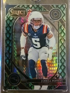 2024 Panini Select Jabrill Peppers Club Level Dragon Scale Patriots 35/81 - Bild 1 von 2