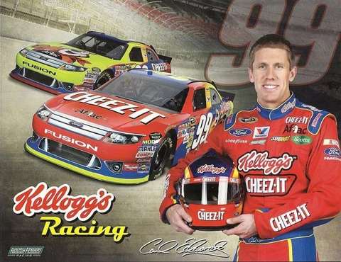 CARL EDWARDS 2011 KELLOGGS #99 SPRINT CUP POSTCARD Cover