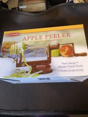 Back to Basics Peel Away Apple  And Potato Peeler World’s Finest Peeler New - Image 1 of 4