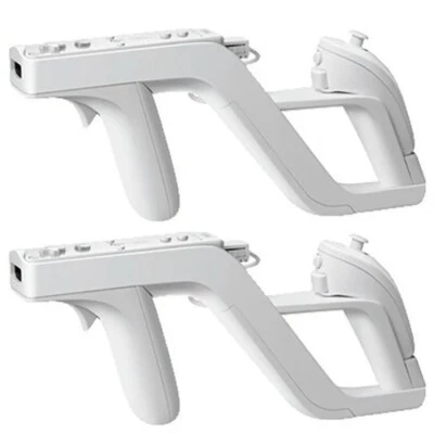 2Pcs Zapper Gun For Nintendo Wii right left Remote Controller Zapper Gun - Image 1 of 4