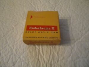 Kodachrome II Kodak Color Movie Film Double 8mm 25 ft Daylight KR459 Exp.11/1966