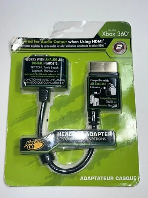 Xbox 360 Headset Adapter For HDMI Connections to Analog or Digital NWOB - Image 1 of 3