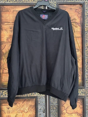 Pullover cortavientos U S POWER SQUADRON manga larga, forrado/bolsillos negro XL Foto 1 de 4