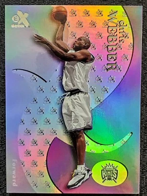 Tarjeta #35 2000 Chris Webber Sacramento Kings Fleer EX púrpura Prizm de la NBA Foto 1 de 2