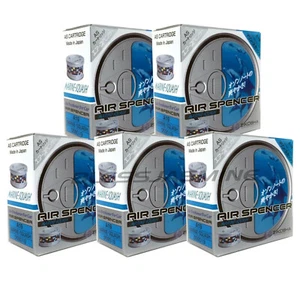 5-pk Air Spencer A19 Cartridge Marine Squash Scent Japan Car Air Freshener JDM - Foto 1 di 5