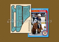 Gord Laxton - Pittsburgh Penguins - Custom Hockey Card  - 1978-79