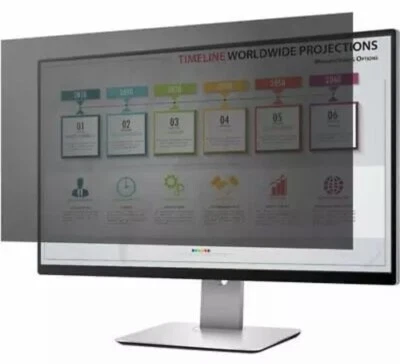 Rocstor PrivacyView Premium Black Privacy Filter for 20" Widescreen Monitor - Image 1 of 3
