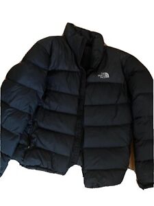 The North Face Men's Puffer Jacket, Size L Black 700 Down