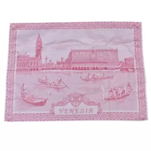 Vintage Le Jacquard Francais Red Riding Geschirrtuch Küchentuch Venezia Italien - Bild 1 von 13
