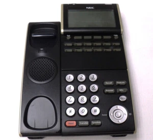 Lot Of 5 NEC DT700 ITL-12D 1 BK Phone -NO HANDSET- ILV(XD)Z-Y(BK) IP VoIP Black - Picture 1 of 1
