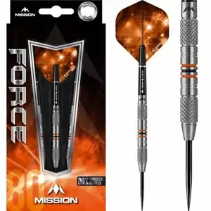 JUEGO DARDOS MISSION FORCE 80% TUNGSTENO 21g + CARTERA - Imagen 1 de 2