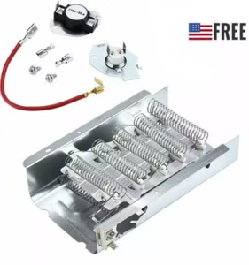 Dryer Heating Element for Whirlpool WED5010LW1 WED5050LW1 WED5100SQ0 WED5100VQ0 - Picture 1 of 2