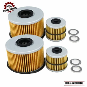 New 2Sets Complete Oil Filter Change w/ Gasket For Honda 2016-2020 Pioneer 1000 - Picture 1 of 16