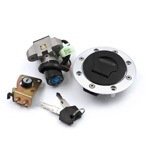 Juego de llaves de bloqueo de interruptor de encendido y tapa de gas combustible apto para Suzuki Bandit GSF250 GSF400 - Imagen 1 de 5