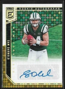 Sam Darnold 2018 Donruss Elite Rookie autógrafo Orange Circles #RASD/5 paralelo - Imagen 1 de 3