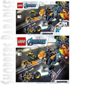 LEGO 76143 Marvel Avengers Truck Take-down Instructions / Manual .. New - Picture 1 of 1