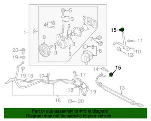 ( 1 ) GENUINE MAZDA B01W-32-182 CLAMP - Hose PS Cooler 2007-2012 CX-7 - Bild 1 von 3