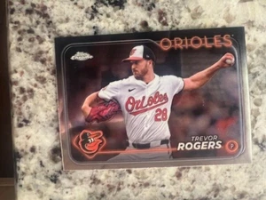 2024 TOPPS CHROME UPDATE CARD BALTIMORE ORIOLES TREVOR ROGERS #USC16 - Picture 1 of 1