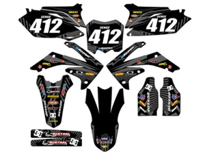 Kit de gráficos CRF 250 R MAYHEM 2010-2013 negro Senge compatible con Honda - Imagen 1 de 10