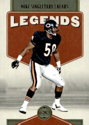 Mike Singletary 2022 Legacy Football - #123 - Chicago Bears - Image 1 of 2