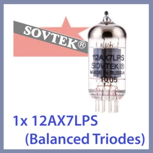 1x NEW Sovtek 12AX7LPS / ECC83  Vacuum Tube Balanced - Picture 1 of 1