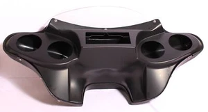 PARABRISAS CARENADO DE MURCIÉLAGO IMPRIMACIÓN NEGRA 4 Kawasaki Vulcan Nomad 1500 1999-04 - Imagen 1 de 6