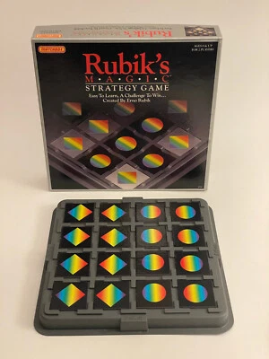 Rubiks Magic Strategy Game by Matchbox 1987 Vintage Complete Puzzle - Image 1 of 4