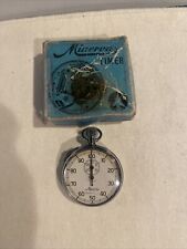 Vintage Minerva Stopwatch 100 Seconds - Style 2- Working with Original Box