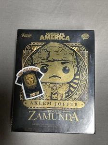 Funko POP! Tees Coming to America Akeem Joffer M Unisex Tee w/ Vinyl Figure E1 - Picture 1 of 6
