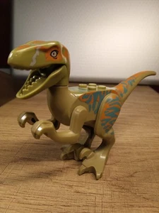Bootleg Lego Jurassic Park World Orange Dinosaur Minifigure. - Picture 1 of 3