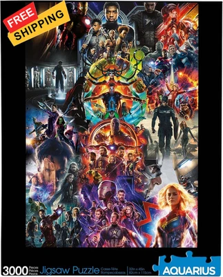 Коллаж AQUARIUS Marvel Avengers (пазл из 3000 элементов) - без бликов -...  - Изображение 1 из 4