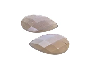2.94CTS Brown natural moonstone Pear Shape cut loose gemstones see video - Picture 1 of 3
