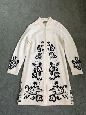 Kenar Women’s 100% Wool Vintage Embroidered Jacket Size Large — 第 1/4 张图片