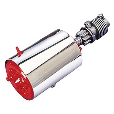 Cubierta de arranque de cabeza plana de acero inoxidable pulido 1932-1953 Foto 1 de 4