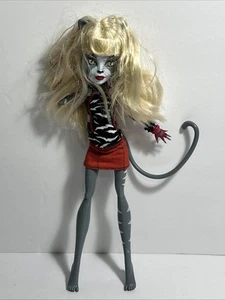 Monster High Werecat Twins Sister Meowlody Puppe mit Outfit Arm fehlt G1 2011 - Bild 1 von 9