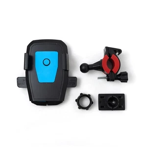 Unbranded Mobile cell phone holder for motorcycle handlebar mount BLUE - Picture 1 of 2