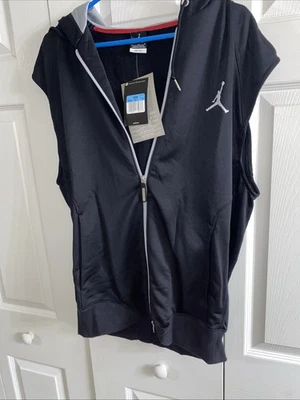 Jordan Sport Hoodie Mens M Sleeveless Shirt Dri-FIT 414131 Nike Jumpman - image 1 of 4