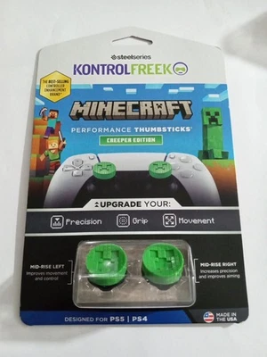 KONTROLFREEK Minecraft creeper Edition Thumbsticks For PS4/5 - Image 1 of 2