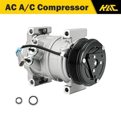 Compresor de aire acondicionado con embrague para GMC Sierra 1500 2003-2013 GMC Sierra 1500 2003-13 Foto 1 de 4