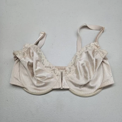 Sujetador Warner's Mujer 36D Rosa Brillo En Minimizador Cierre Frontal Con Aros Foto 1 de 4