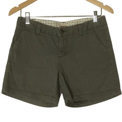 Pantalones Cortos Chinos Gris Merona Talla 2/100% Algodón Foto 1 de 4