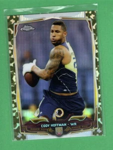 *2014 Topps Chrome Football Camo Rookie Refractor CODY HOFFMAN no.123 #499 - Picture 1 of 1