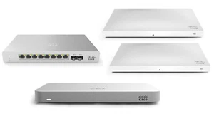 Cisco Meraki Network Bundle MX64 MS120-8LP 2 x MR33 - Bild 1 von 7