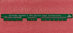 Neu Big Daddy Gottlieb System 1 MPU Unterkante Verbindungsplatine - Bild 1 von 3