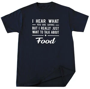 Food T-shirt Funny Foodie Fast Food BBQ Cooking Eating Funny Shirt - Picture 1 of 3